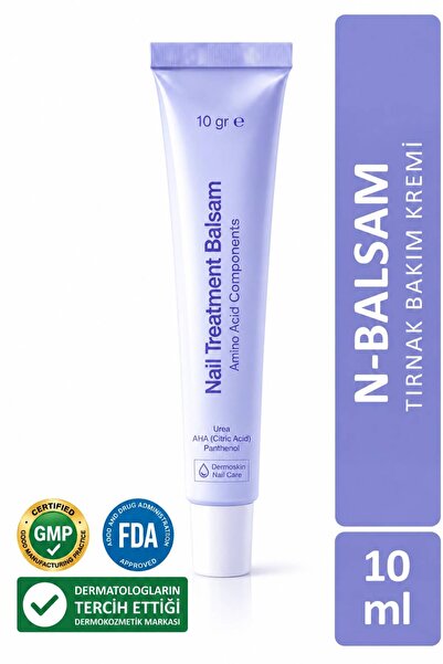 Dermoskin N-Balsam Tırnak Bakım Kremi | Keratin | Kolajen | Güçlendirici ve B...