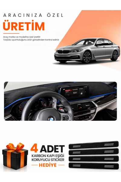 e-biz غطاء حماية توربيدو متوافق مع سيارات BMW G30 G31 G38 (2017-2023) - أسود-...
