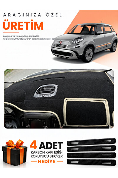 e-biz Fiat 500L (2013-2017) Compatible Dashboard Protection Cover Auto Cover ...