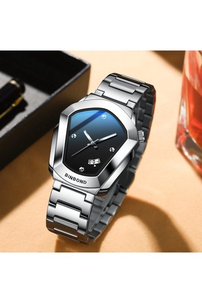 PW POLO WHITE Steel Men's Wristwatch with Calendar