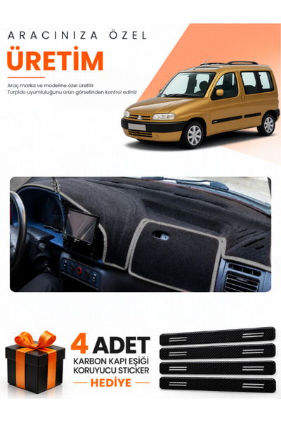 e-biz Citroen Berli̇ngo M49 (1996-2001) Compatible Torpedo Protection Cover A...