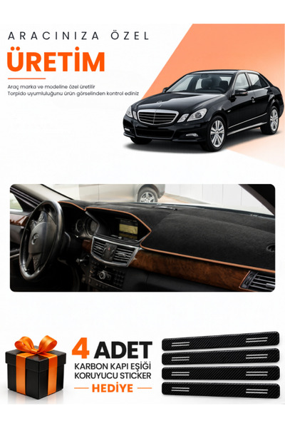 e-biz Mercedes W212 (2010-2013) Compatible Dashboard Protection Cover Auto Co...