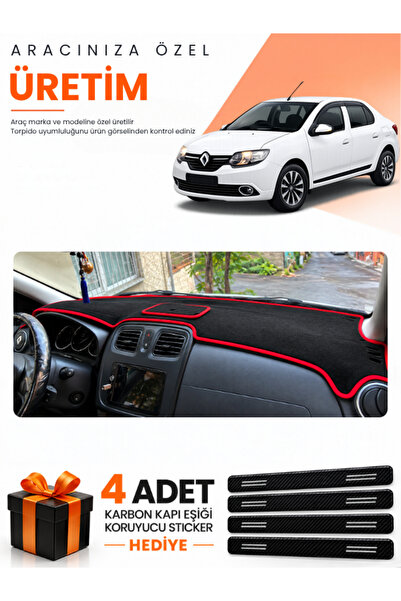e-biz Renault Symbol Top Covered (2013-2021) Compatible Torpedo Protection Co...