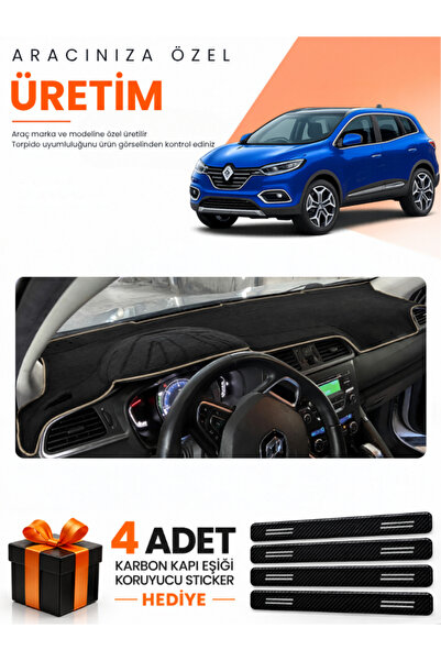 e-biz Renault Kadjar (2015-2022) Compatible Dashboard Protection Cover Auto C...