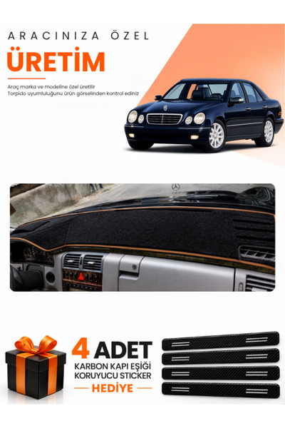 e-biz Mercedes W210 E200 (1995-2002) Compatible Glove Box Protection Cover Au...