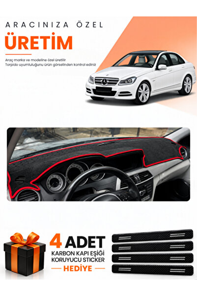 e-biz Mercedes W204 C180 (2007-2014) Compatible Dashboard Protection Cover Au...