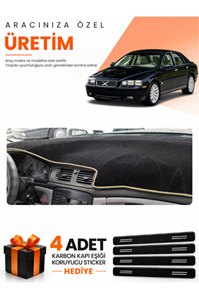 e-biz Volvo S80 (1998-2006) Compatible Dashboard Protection Cover Auto Cover ...