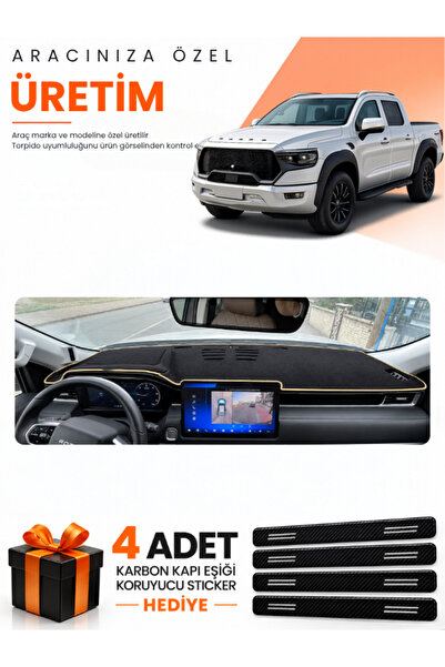e-biz Foton Tunland V9 (2025-Later) Compatible Torpedo Protection Cover Auto ...