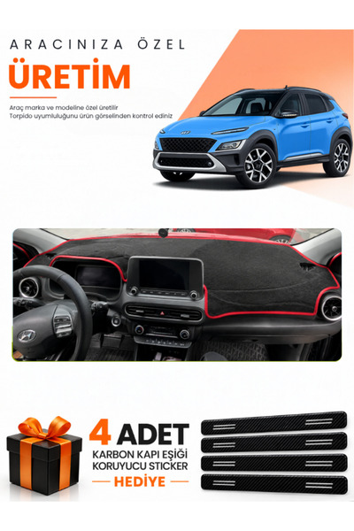 e-biz Hyundai Kona (2020-2022) Compatible Glove Box Protection Cover Auto Cov...