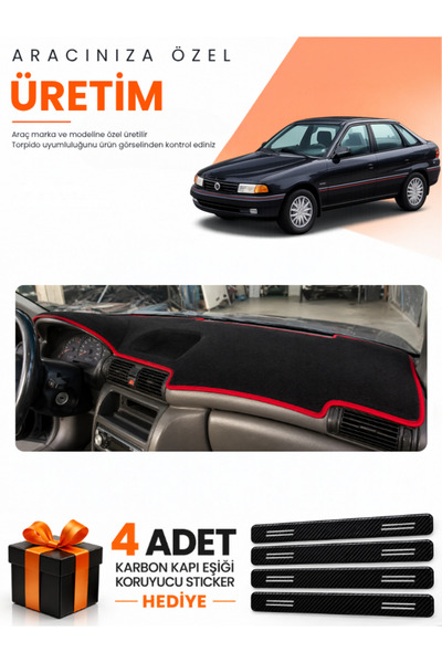 e-biz Opel Astra F Airbag Compatible (1991-1998) Compatible Dashboard Protect...