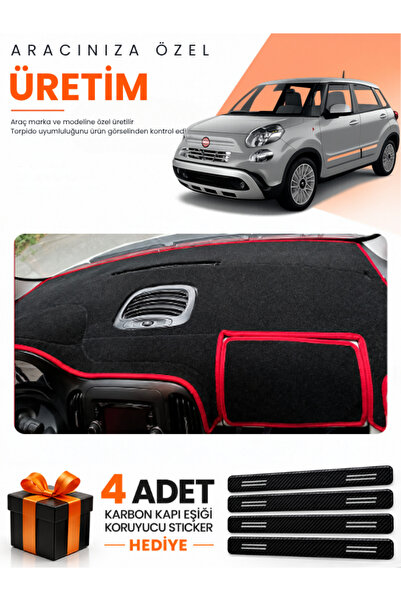 e-biz Fiat 500L (2013-2017) Compatible Dashboard Protection Cover Auto Cover ...