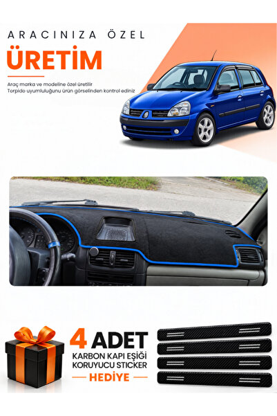e-biz Renault Clio Symbol Airbag Compatible (2003-2006) Compatible Torpedo Pr...