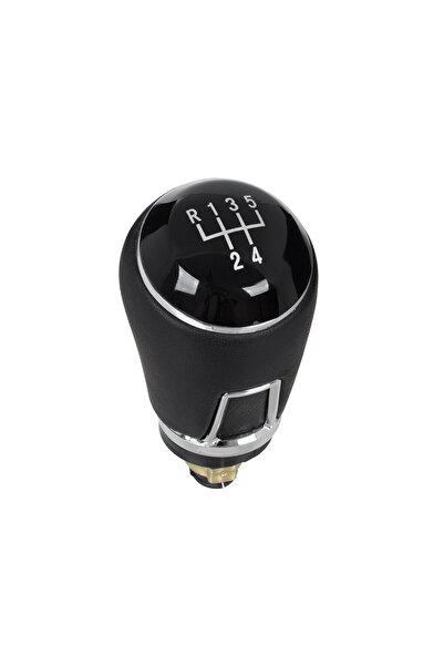 M MODECAR VW Passat B6 06-11 Nucă schimbător de viteze din piele neagră, 5 tr...