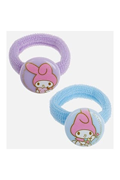 OEM Children's Hair Elastics Frotte Lila Bleu with Glitter Round Element My M...
