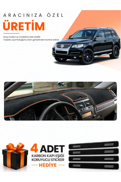 e-biz Volkswagen Touareg (2002-2010) Compatible Dashboard Protection Cover Au...