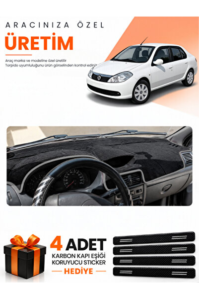 e-biz Renault Symbol Airbagged (2008-2011) Compatible Torpedo Protection Cove...