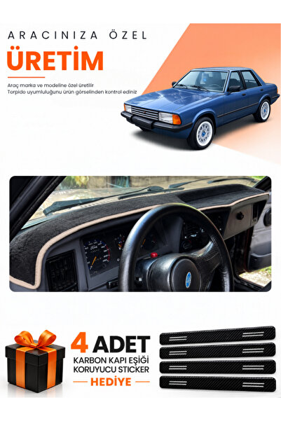 e-biz Ford Taunus (1985-1994) Compatible Dashboard Protection Cover Auto Cove...