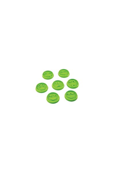 OEM Set 7 Forme de Prajituri, Model Emoticoane Smiley Face, Diferite Expresii...
