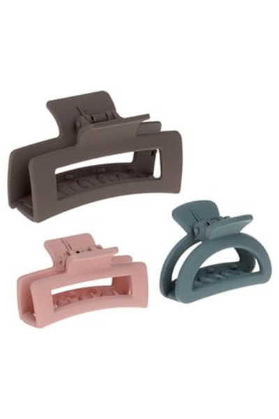 OEM Clama de Par Dama 3 Culori Mat - 3buc.