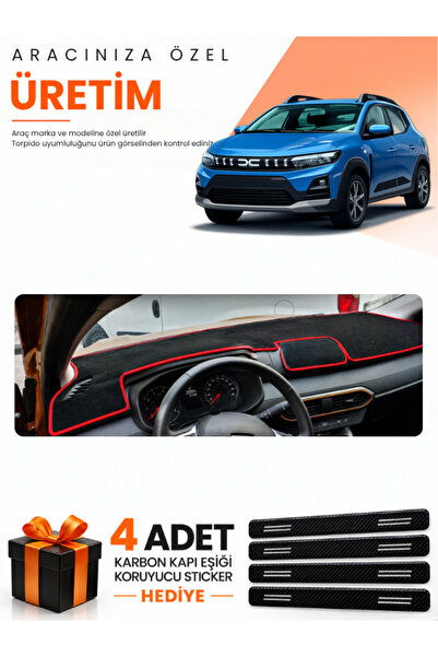 e-biz Dacia Sandero (2022-2026) Screenless Compatible Dashboard Protection Co...