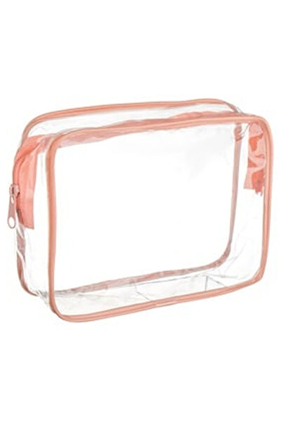 OEM Portfard Transparent Roz Nude 20x6x15cm