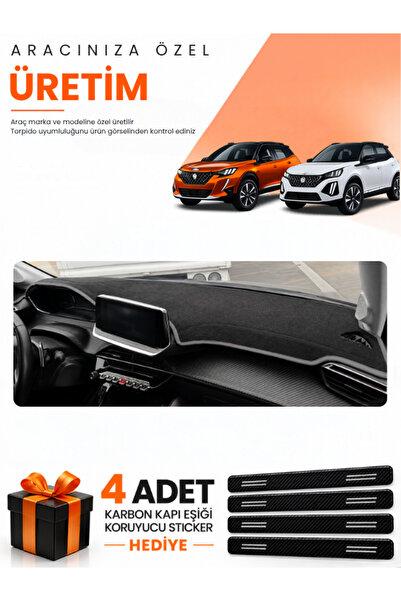 e-biz Peugeot 2008 (2020-2026) Compatible Dashboard Protection Cover Auto Cov...