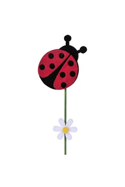 OEM Stick Decorativ pentru Ghiveci Buburuza de Spuma 30cm