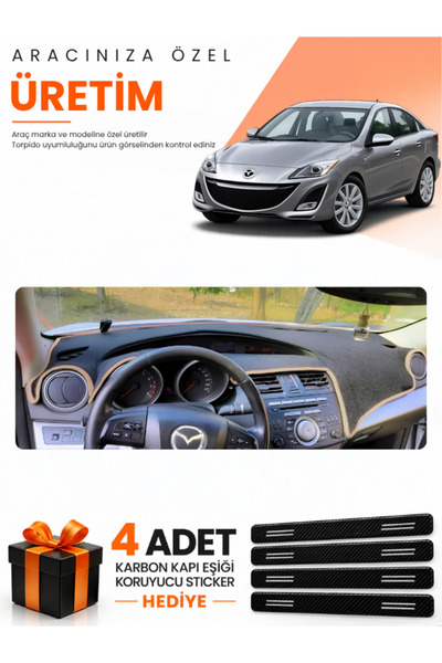 e-biz Mazda 3 (2009-2013) Compatible Dashboard Protection Cover Auto Cover - ...