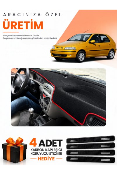 e-biz Fiat Palio (1999-2005) Compatible Dashboard Protection Cover Auto Cover...