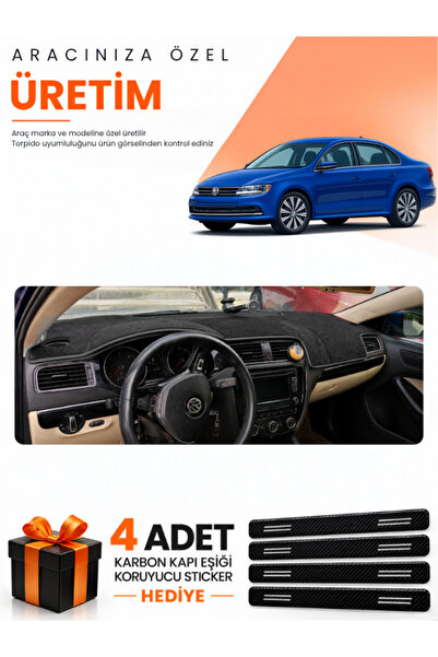 e-biz غطاء حماية للسيارة متوافق مع فولكس فاجن جيتا (2010-2018) - أسود - VW013