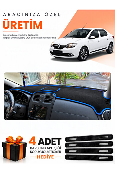 e-biz Renault Symbol Top Covered (2013-2021) Compatible Glove Box Protection ...