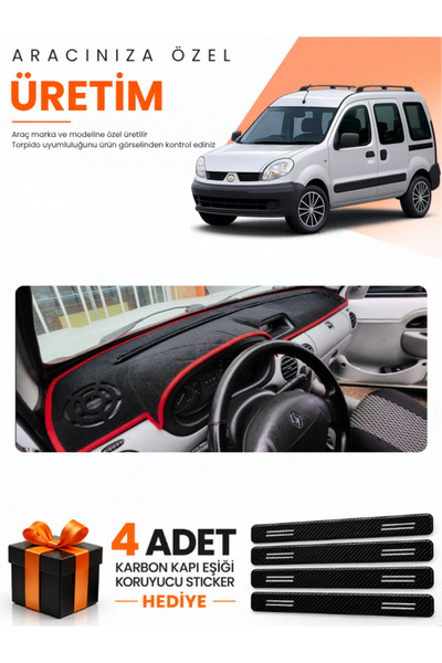 e-biz Renault Kangoo 2 with Airbags (2004-2008) Compatible Torpedo Protection...