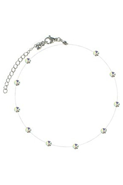 OEM Iridescent Thread & Rhinestone Anklet for Women