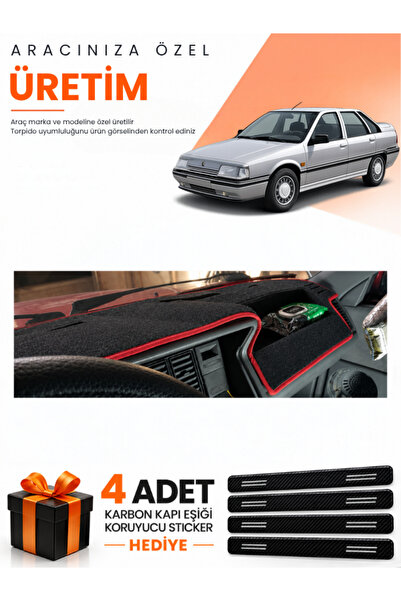 e-biz Renault 21 Manager (1990-1996) Compatible Torpedo Protection Cover Auto...