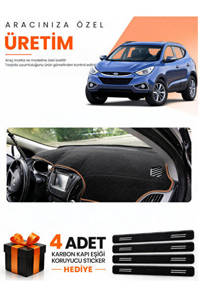 e-biz Hyundai̇ İx35 (2009-2015) Compatible Torpedo Protection Cover Auto Cove...