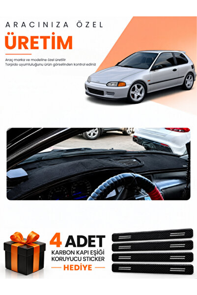 e-biz Honda Civic Eg-Ex-El (1994-2000) Compatible Torpedo Protection Cover Au...