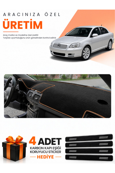 e-biz Toyota Avensis Screenless T250 (2003-2008) Compatible Torpedo Protectio...