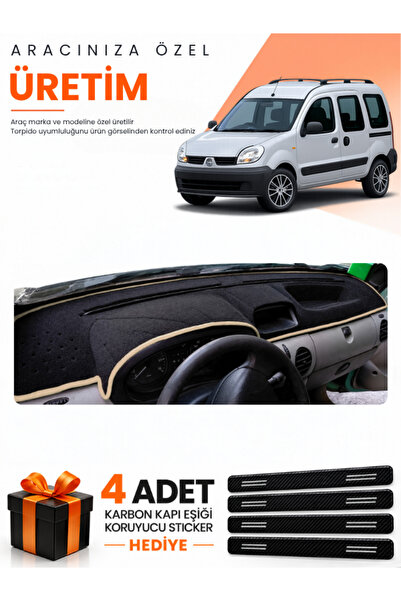 e-biz Renault Kangoo 2 Without Airbags (2004-2008) Compatible Torpedo Protect...