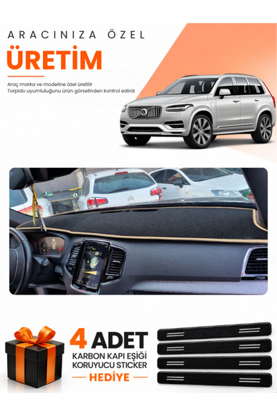 e-biz Volvo Xc-90 (2015-2024) Compatible Dashboard Protection Cover Auto Cove...