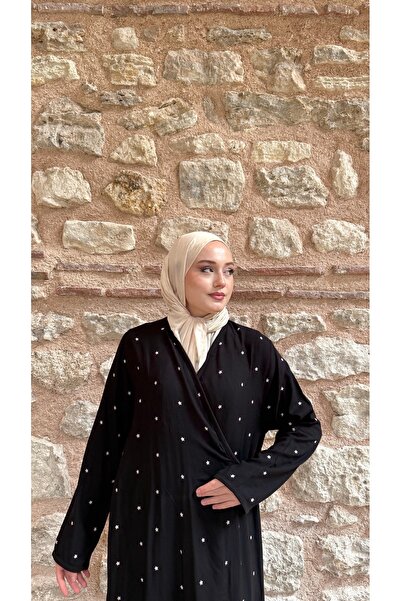 PAMUK VİSKON BAĞLAMALI MODEL NAMAZ ELBİSESİ