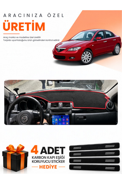 e-biz Mazda 3 (2003-2009) Compatible Dashboard Protection Cover Auto Cover - ...