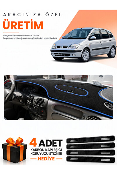 e-biz Renault Scenic 1 (1996-2003) Compatible Dashboard Protection Cover Auto...
