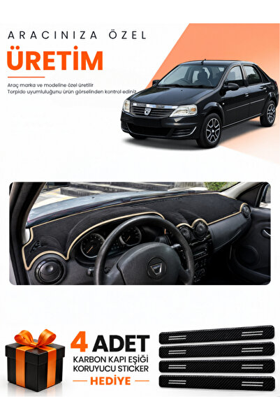 e-biz Daci̇a Logan (2009-2012) Compatible Torpedo Protection Cover Auto Cover...