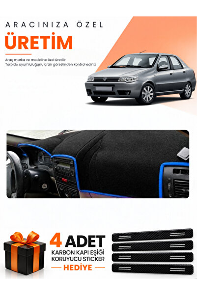 e-biz Fiat Albea (2005-2012) Compatible Dashboard Protection Cover Auto Cover...