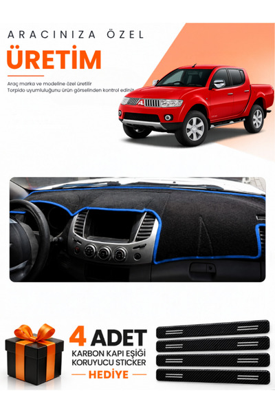 e-biz Mitsubishi L200 (2005-2015) Compatible Torpedo Protection Cover Auto Co...