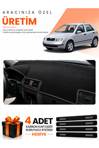 e-biz Skoda Fabia (1999-2006) Compatible Dashboard Protection Cover Auto Cove...
