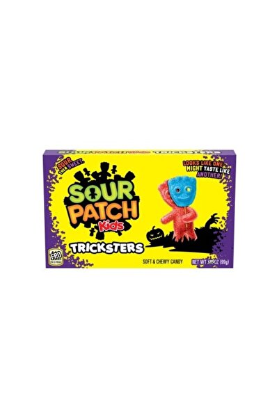 SOUR PATCH KİDS Tricksters Ξινά Ζελεδάκια, μυστηριώδεις γεύσεις φρούτων, 99γρ.