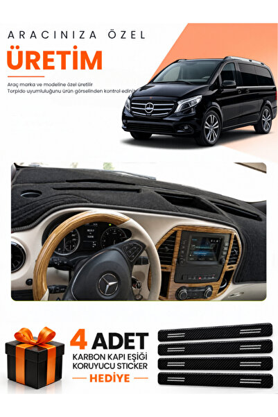 e-biz Mercedes Vi̇to W447 (2014-2021) Compatible Dashboard Protection Cover A...