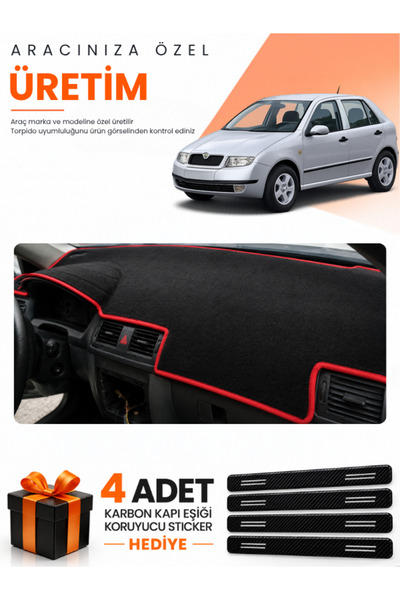 e-biz Skoda Fabia (1999-2006) Compatible Dashboard Protection Cover Auto Cove...