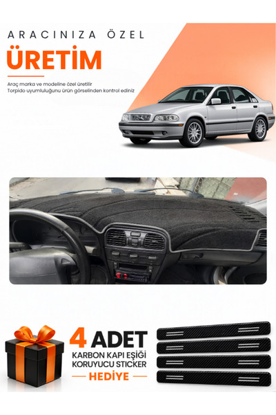 e-biz Volvo S40 (1996-2002) Compatible Dashboard Protection Cover Auto Cover ...